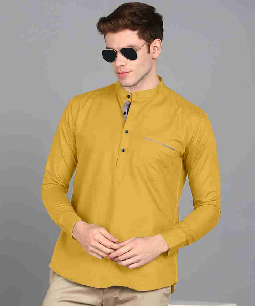 H and outlet m yellow shirt