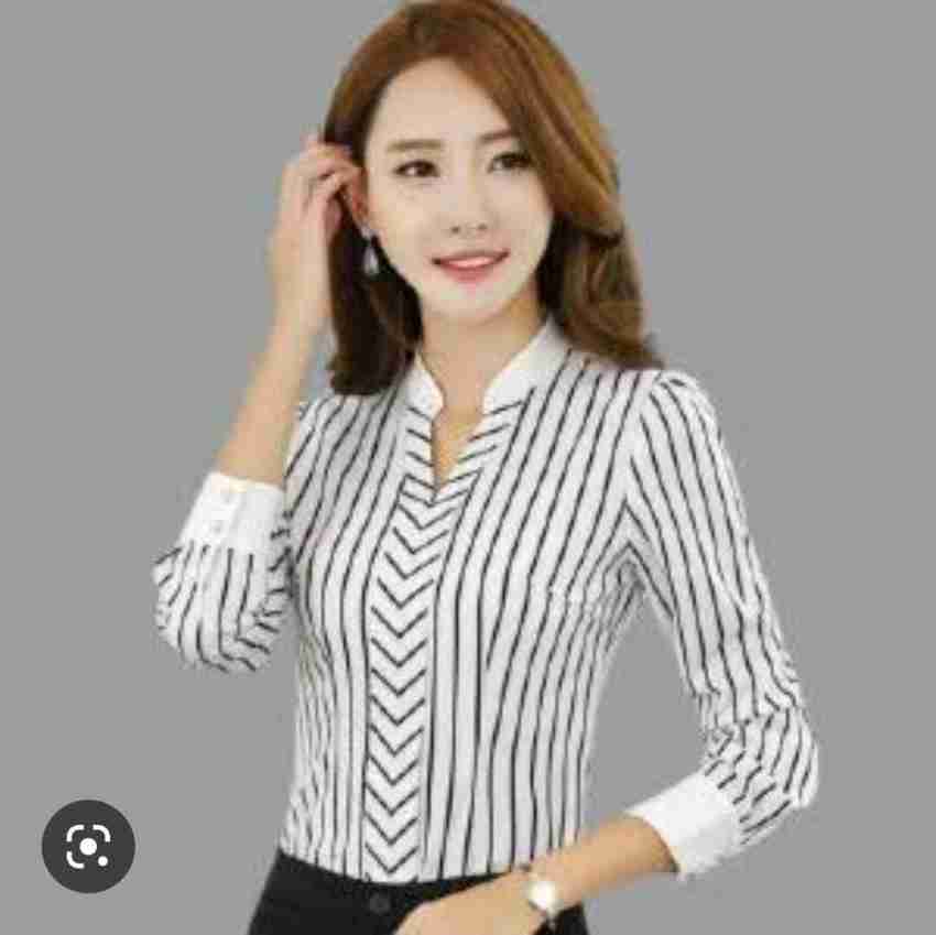 Buy MY PROFESSIONAL LOOK WHITE SHIRT for Women Online in India