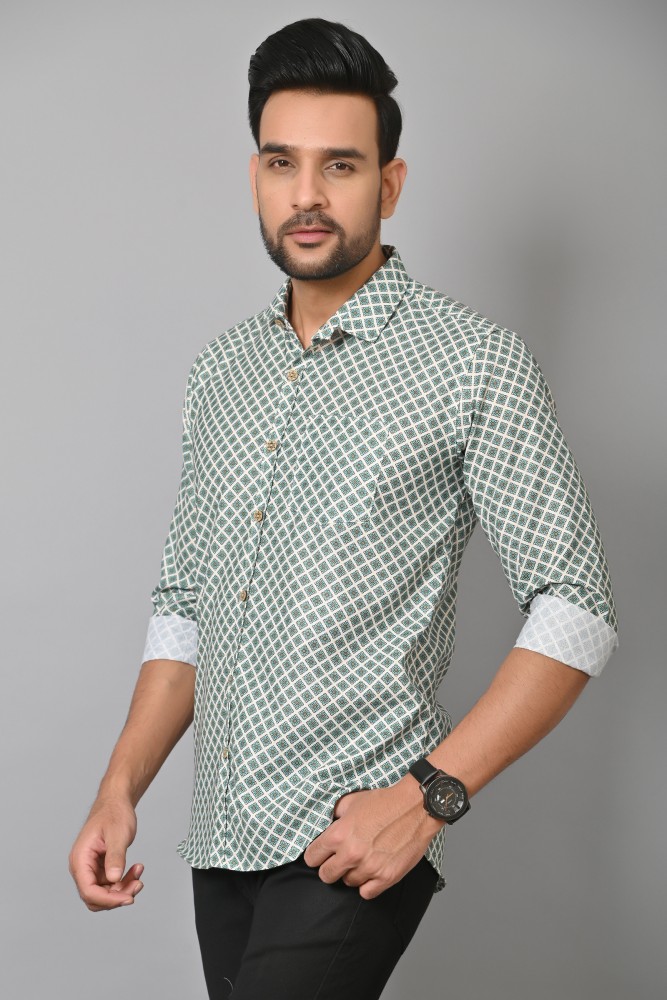 Goal Men Graphic Print Casual White Shirt - Buy Goal Men Graphic Print  Casual White Shirt Online at Best Prices in India