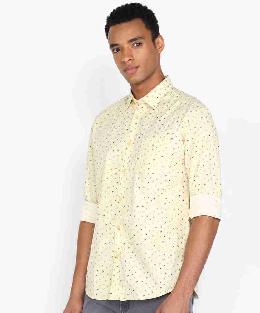 yellow polka dot shirt mens