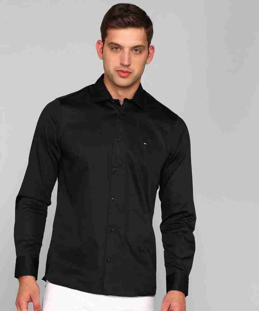 tommy hilfiger black shirts