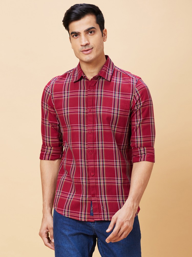 Men's Check Shirts, Black & White, Red & More