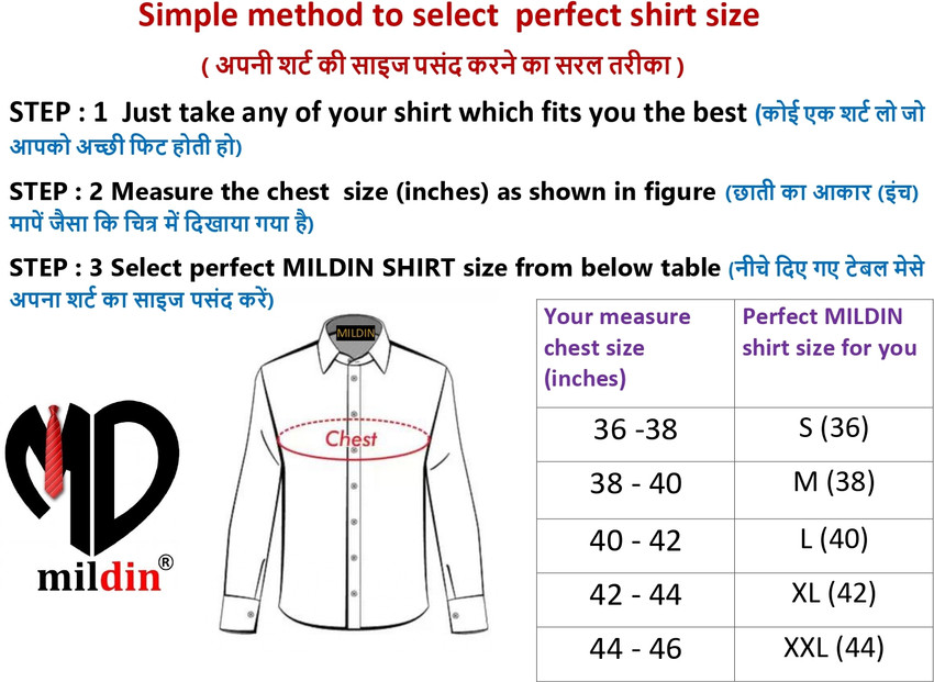 Shirt shop size 40