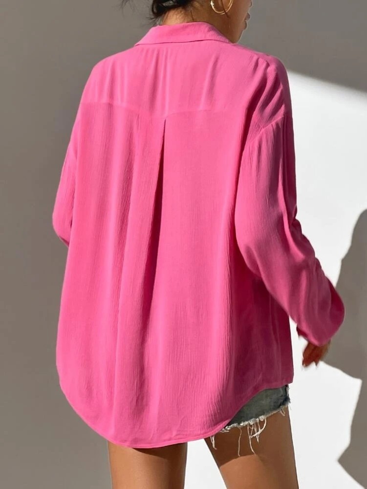 Bapasitaraam Women Solid Casual Pink Shirt - Buy Bapasitaraam