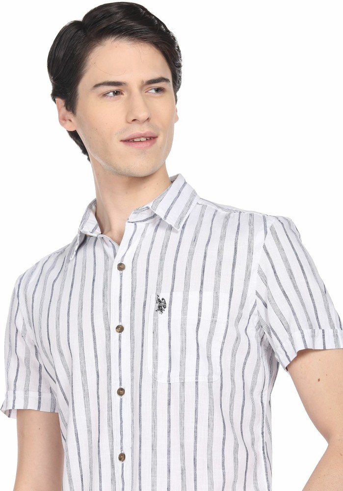 Us polo clearance assn striped shirt