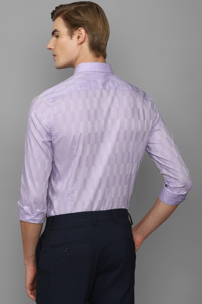 Louis Philippe Formal Shirts : Buy Louis Philippe Men Lavender