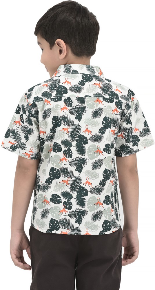 Jus Cubs Boys Regular Fit Half Sleeve Cotton Graphic Print Round Neck  T-Shirt