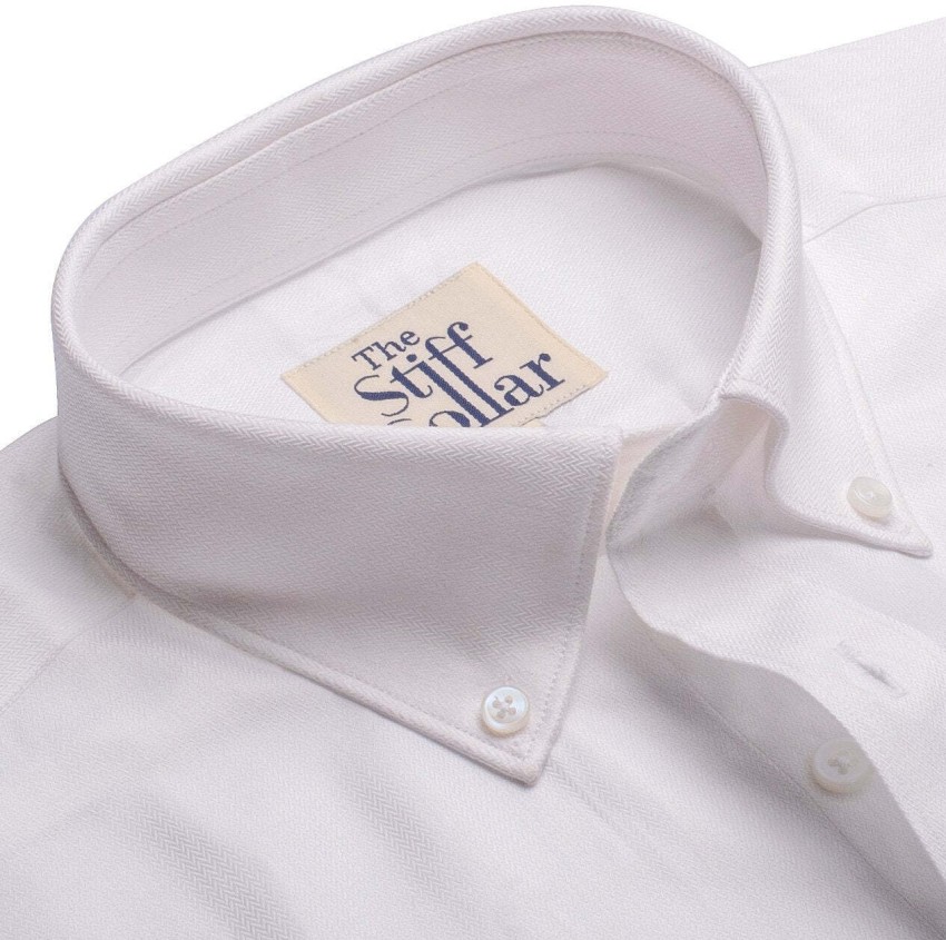 The Stiff Collar Men Striped Casual White, Dark Blue Shirt - Buy The Stiff  Collar Men Striped Casual White, Dark Blue Shirt Online at Best Prices in  India