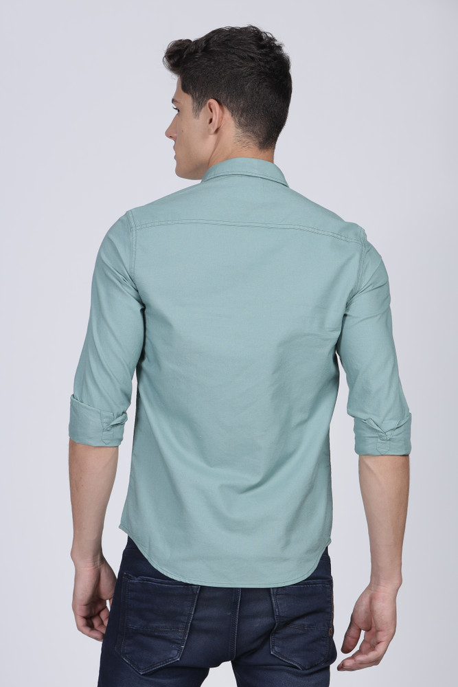 Update 134+ light green denim shirt super hot dedaotaonec