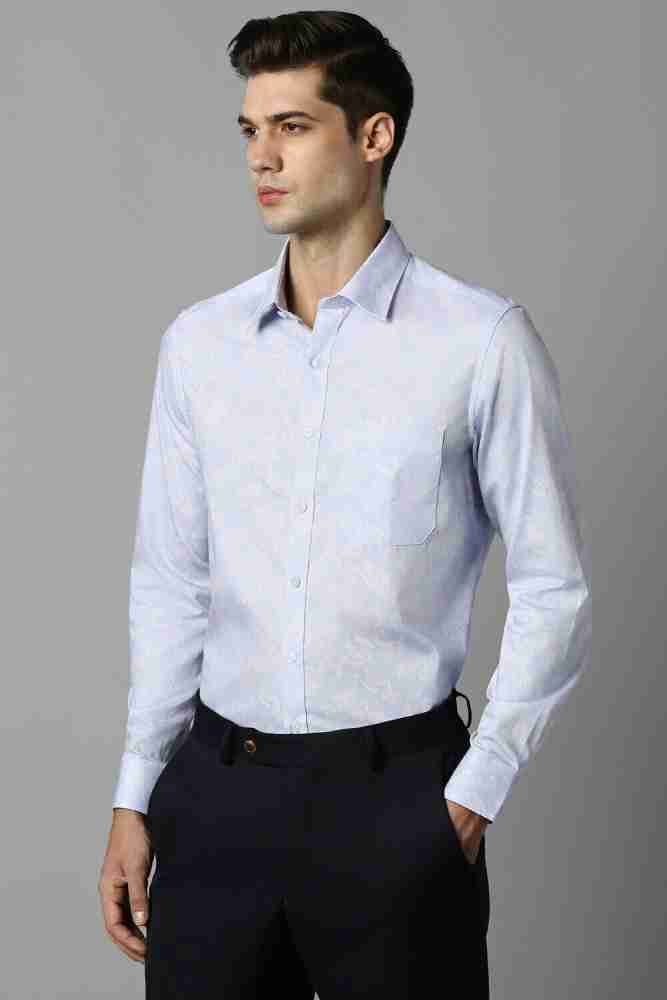 LOUIS PHILIPPE Men Printed Full Sleeves Slim Fit Formal Shirt