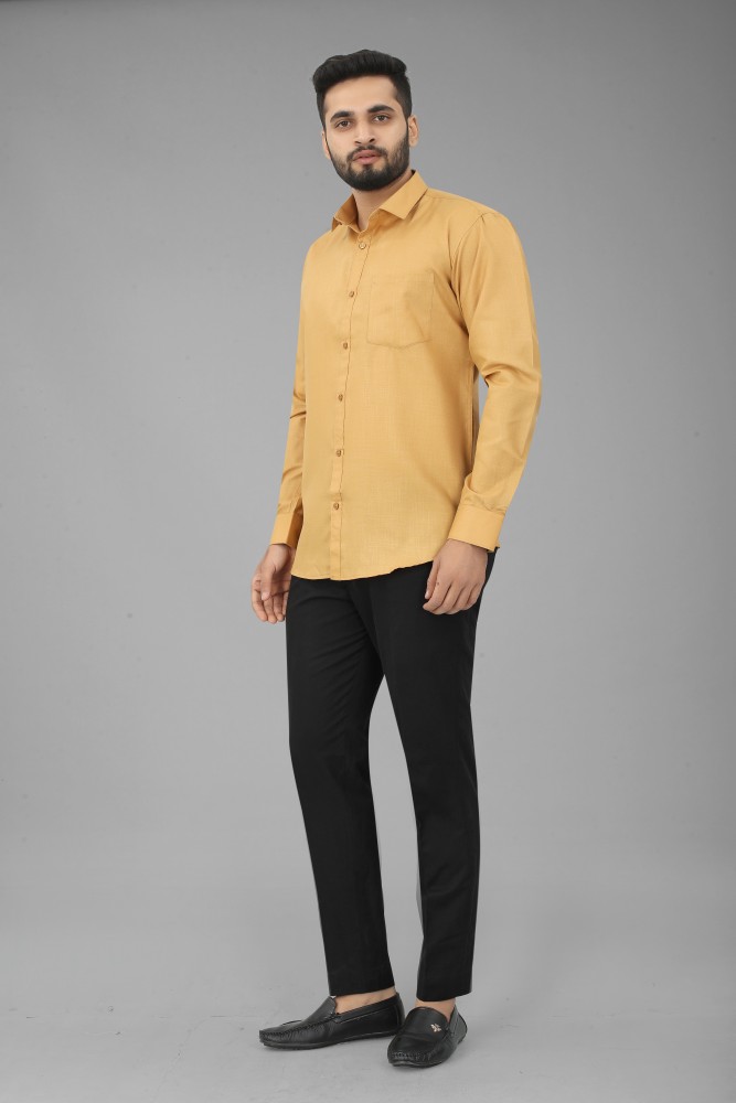 RARE RABBIT Polo TShirts  Buy RARE RABBIT Mustard Solid Polo TShirt  Online  Nykaa Fashion