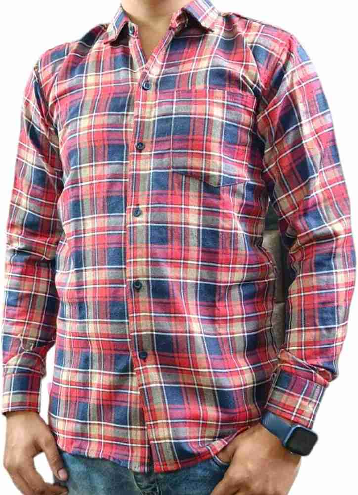 Klothents Men Checkered Casual Red Shirt Buy Klothents Men Checkered Casual Red Shirt Online at Best Prices in India Flipkart