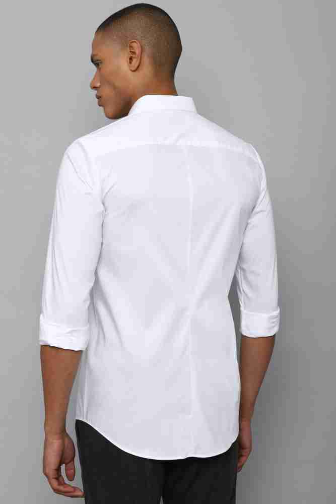 Allen Solly Men's Slim Fit Shirt (ASSFCUSPFB46555_White 