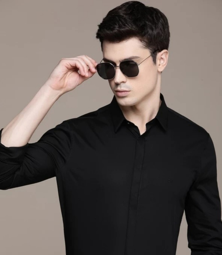 Zara copy Men Solid Casual Black Shirt - Buy Zara copy Men Solid Casual Black  Shirt Online at Best Prices in India | Flipkart.com