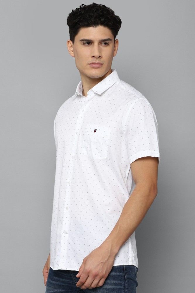LOUIS PHILIPPE Men Printed Casual White Shirt - Buy LOUIS PHILIPPE
