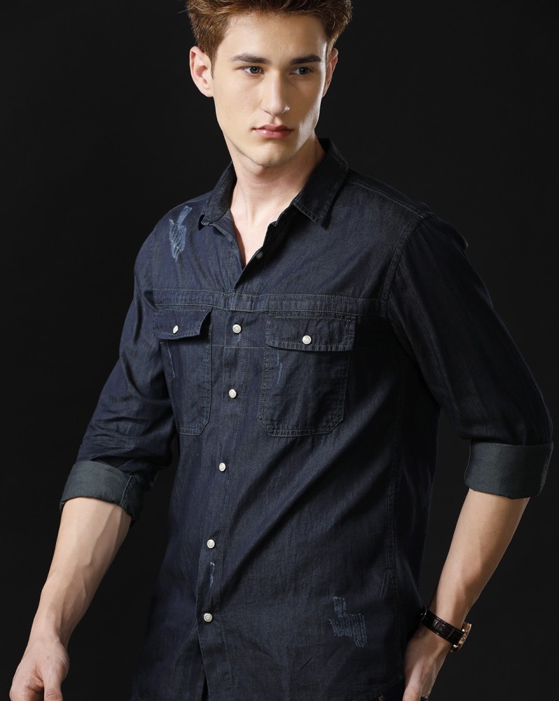 Denim shirts sale flipkart