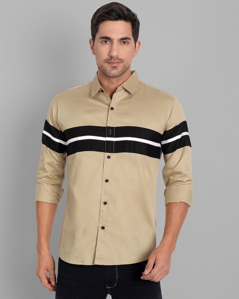 Brown Cotton Print Premium Shirt – The Foomer