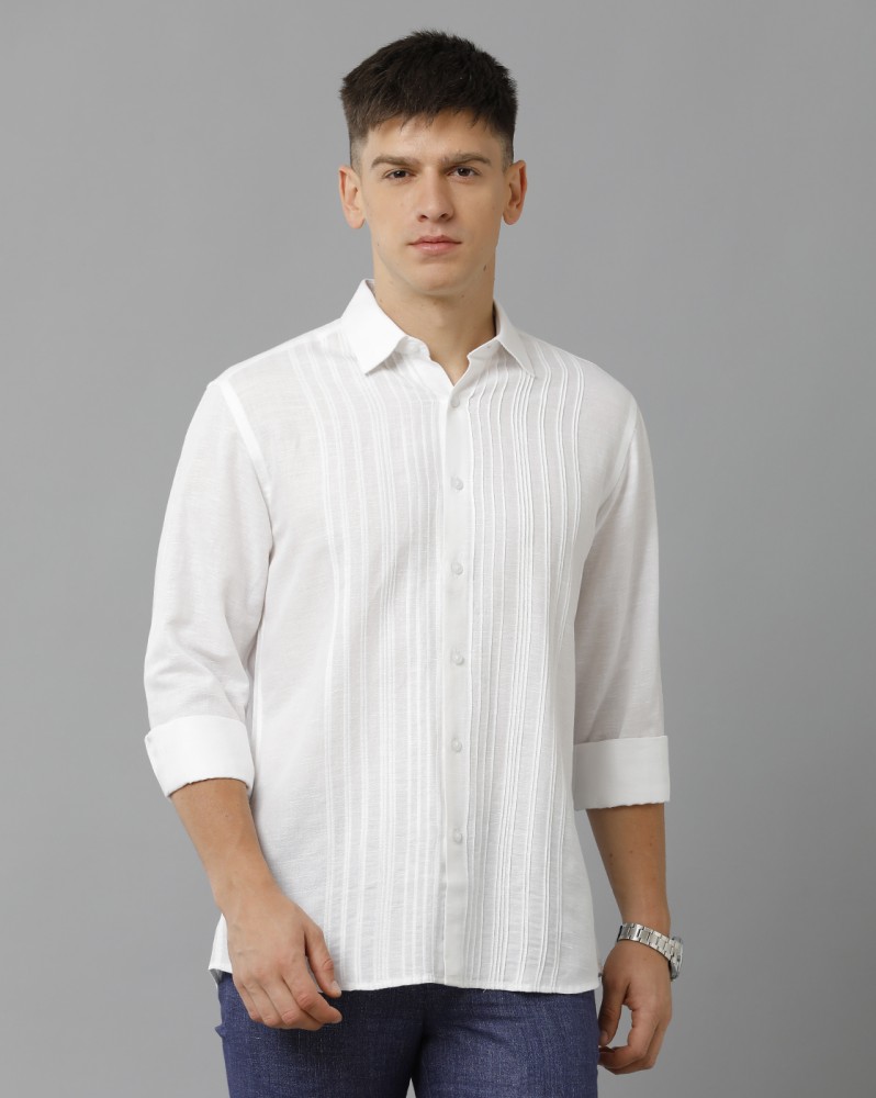 linen club white shirt