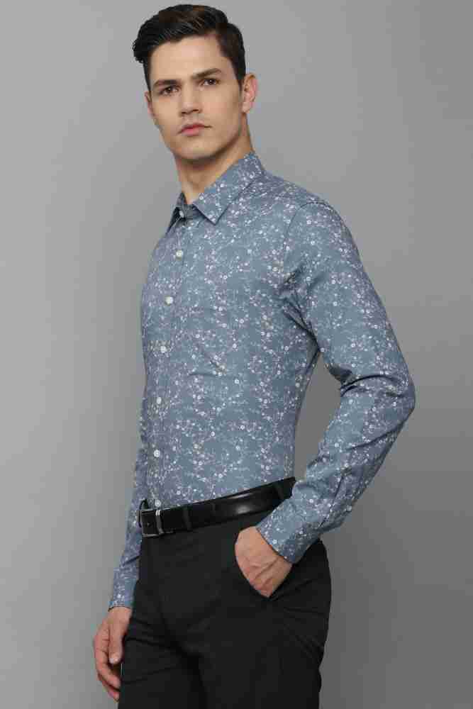 LOUIS PHILIPPE Men Printed Formal Blue Shirt - Buy LOUIS PHILIPPE Men  Printed Formal Blue Shirt Online at Best Prices in India