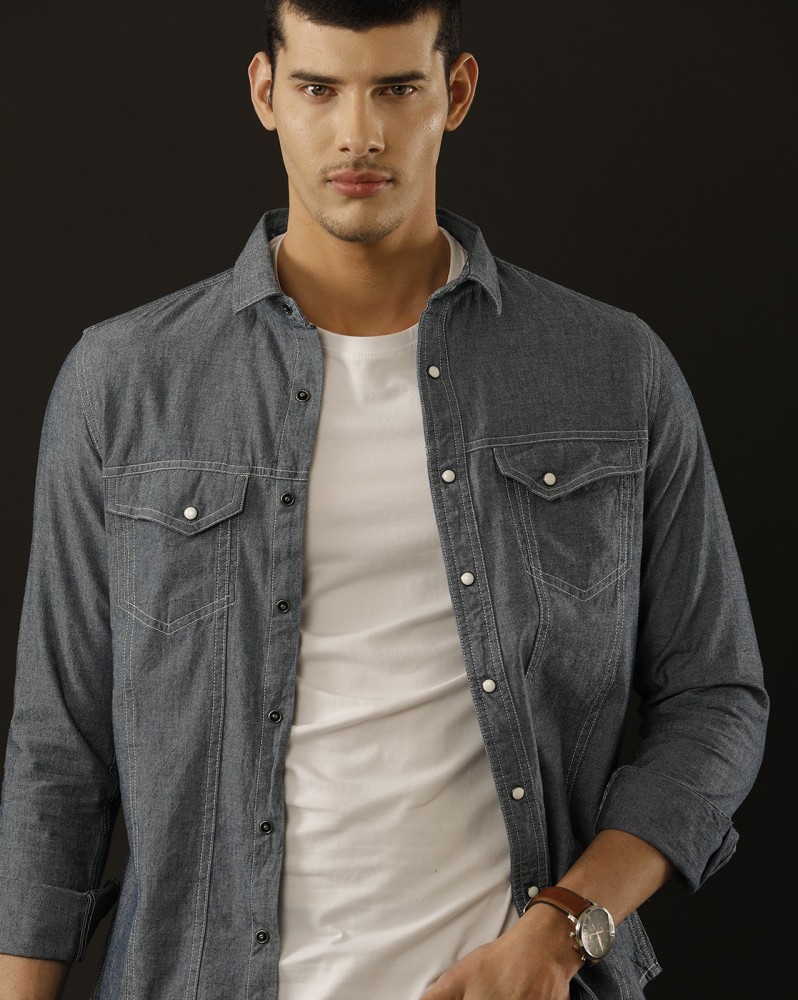 Denim shirt hot sale on flipkart