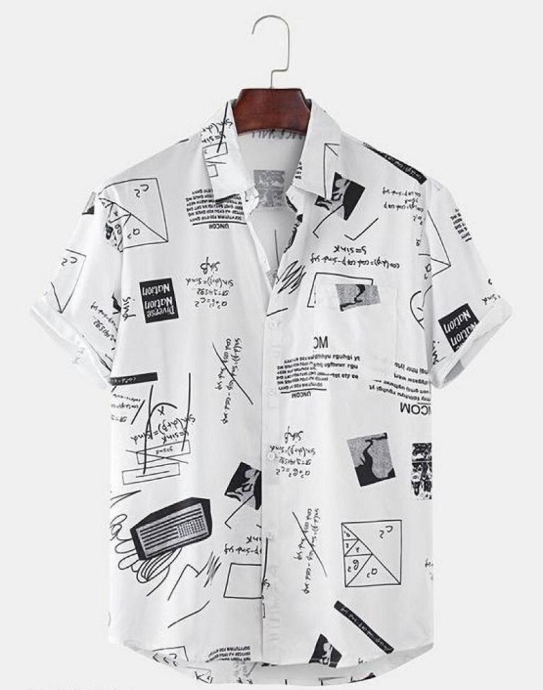 newspaper printed shirt flipkart