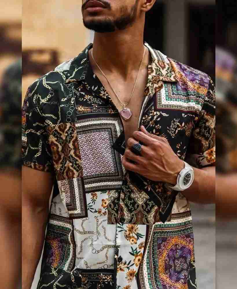 VINTAGE LOOK Men Printed Casual Multicolor Shirt Buy VINTAGE LOOK Men Printed Casual Multicolor Shirt Online at Best Prices in India Flipkart