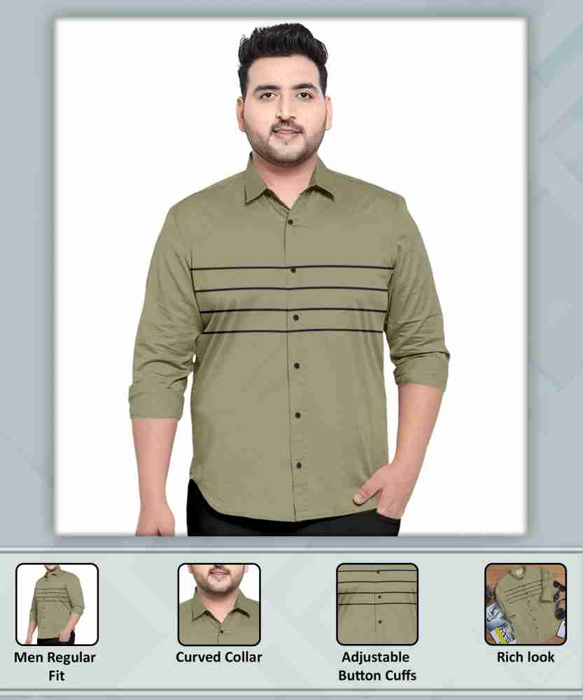 Aloof Men Striped Casual Dark Green Shirt - Buy Aloof Men Striped Casual  Dark Green Shirt Online at Best Prices in India | Flipkart.com