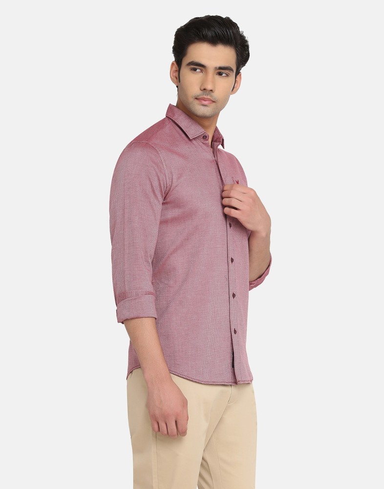 Blackberrys Men Solid Casual Red Shirt - Buy Blackberrys Men Solid Casual  Red Shirt Online at Best Prices in India