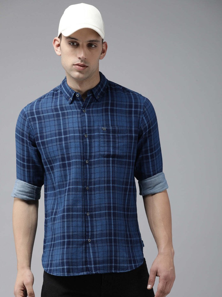 Buy Blue Shirts for Men by THE BEAR HOUSE Online