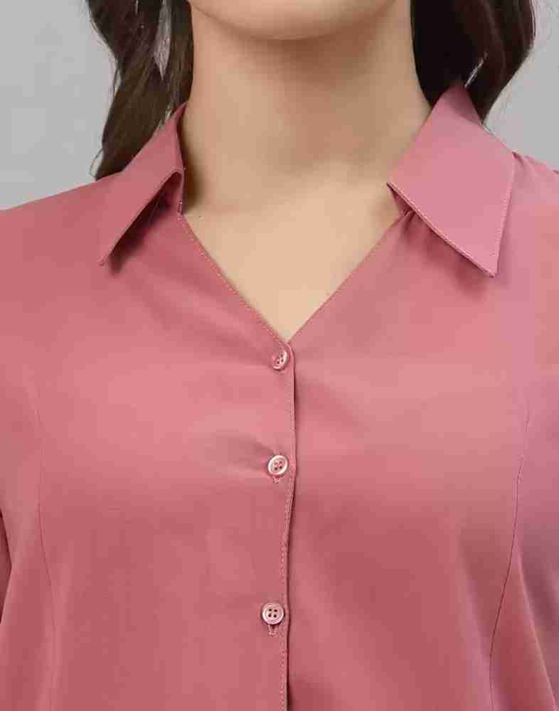 Dusty pink hotsell shirt womens