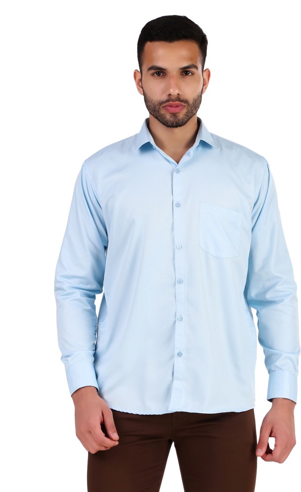 METRONAUT Men Solid Casual Light Blue Shirt - Buy METRONAUT Men Solid  Casual Light Blue Shirt Online at Best Prices in India