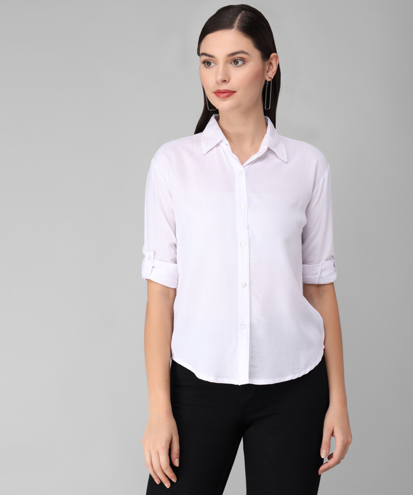 White shirt clearance flipkart