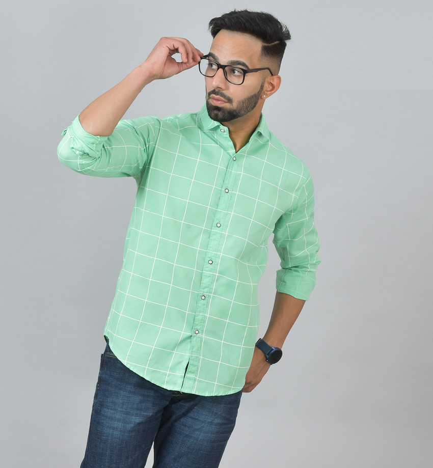 2014 SS CHECK きやすい FLANNEL LINE SHIRT
