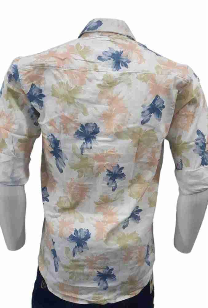 ROYAL KALBI Printed Mens Casual Cotton Shirt