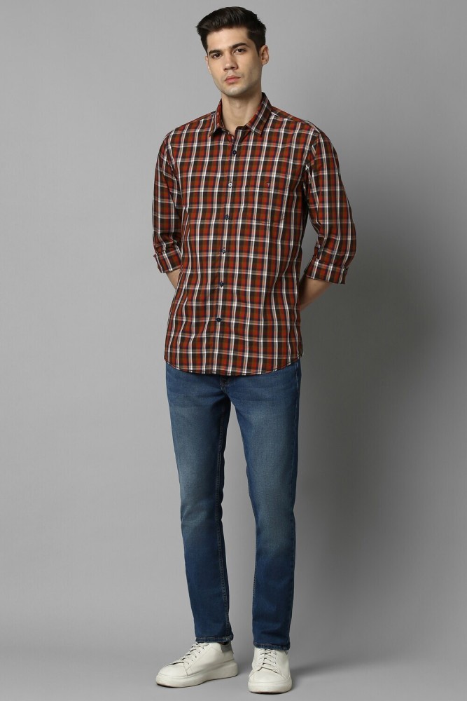 LOUIS PHILIPPE Men Checkered Casual Multicolor Shirt - Buy LOUIS PHILIPPE  Men Checkered Casual Multicolor Shirt Online at Best Prices in India