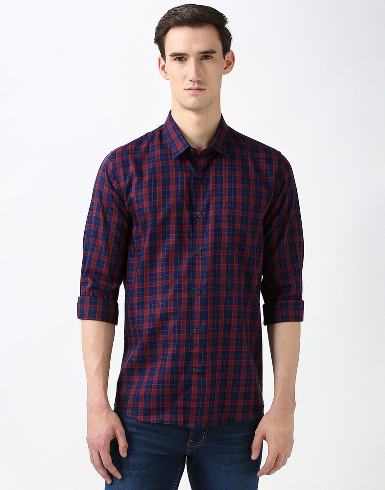 Flipkart Peter England Casual Check Shirts PETER ENGLAND Men