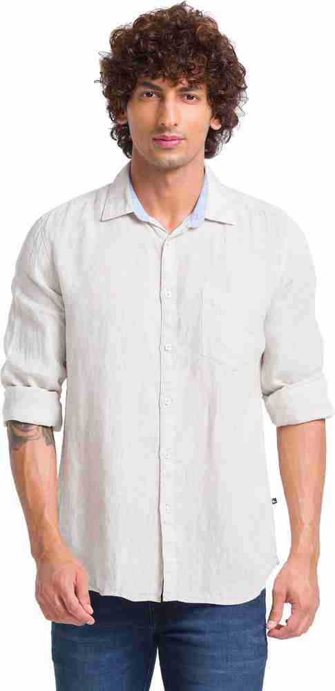 Buy PARX Men Solid Casual White Shirt Online at Best Prices in India Flipkart