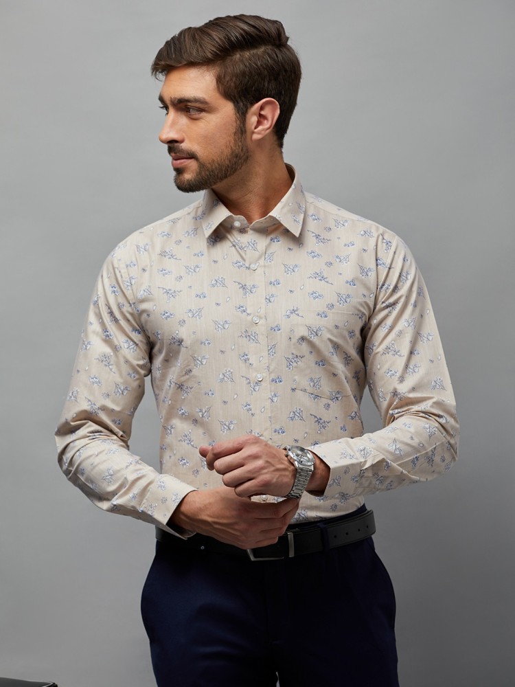 OXEMBERG Men Printed Formal Beige Shirt Buy OXEMBERG Men Printed Formal Beige Shirt Online at Best Prices in India Flipkart