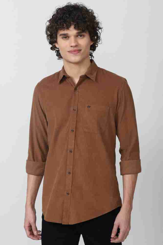 mens brown shirts