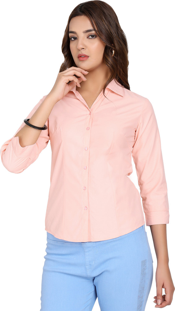 pink colour shirt for women