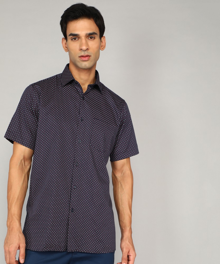 VAN HEUSEN Men Printed Formal Purple Shirt - Buy VAN HEUSEN Men Printed  Formal Purple Shirt Online at Best Prices in India
