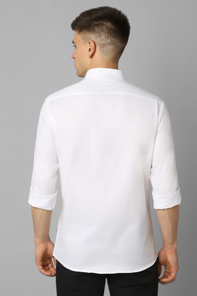 Louis Philippe Men White Shirt