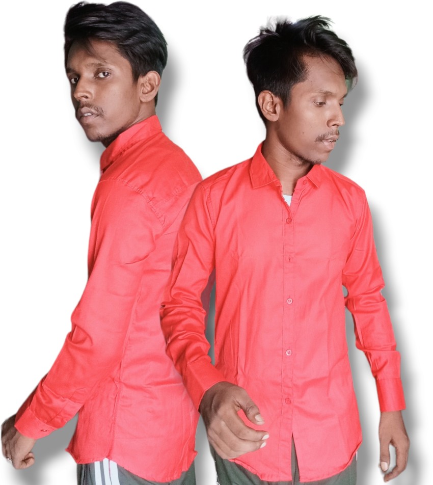 SP FASHION Men Solid Casual Pink Shirt Buy SP FASHION Men Solid Casual Pink Shirt Online at Best Prices in India Flipkart