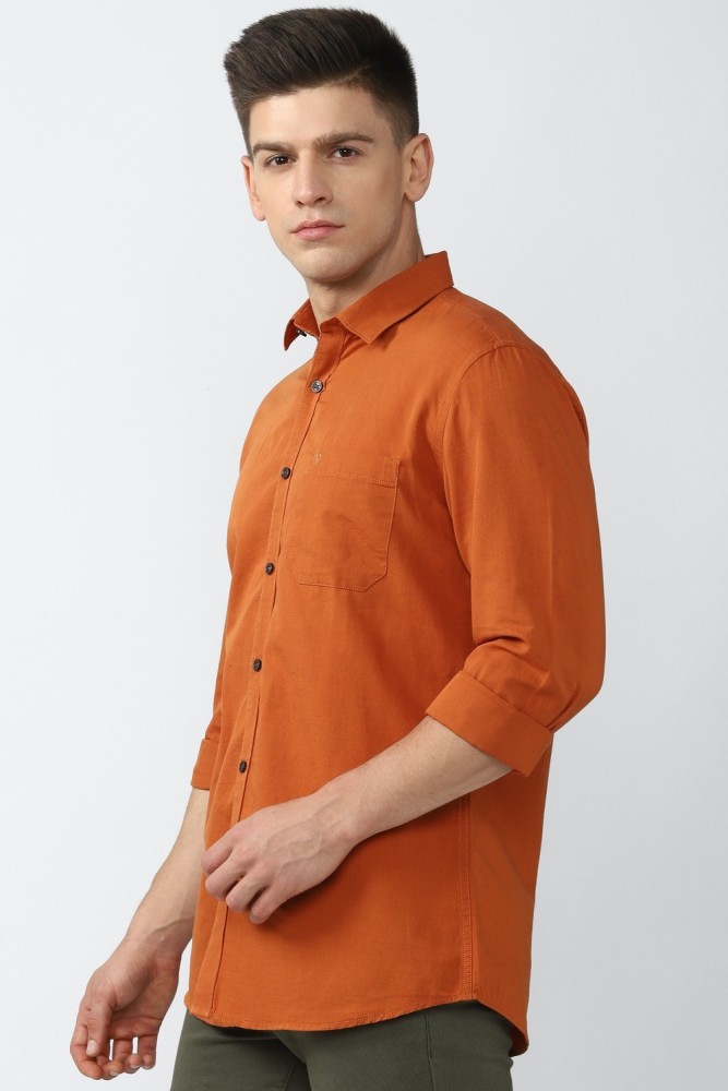 Van heusen clearance orange dress shirt