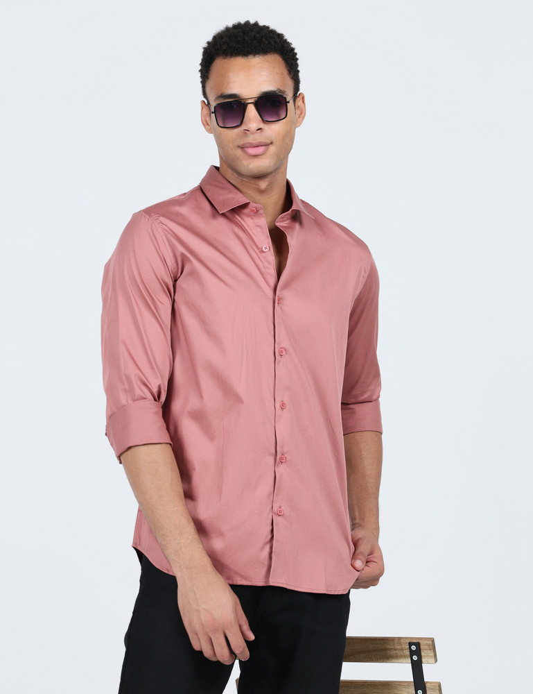 pink gold shirt