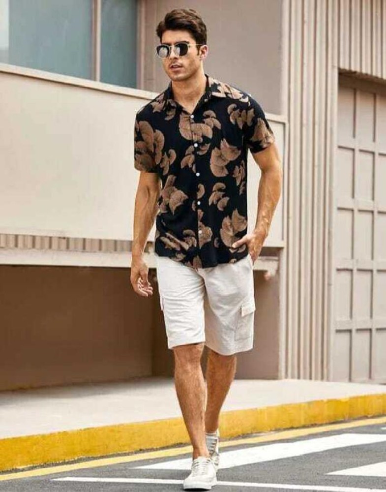 White shorts clearance fashion men