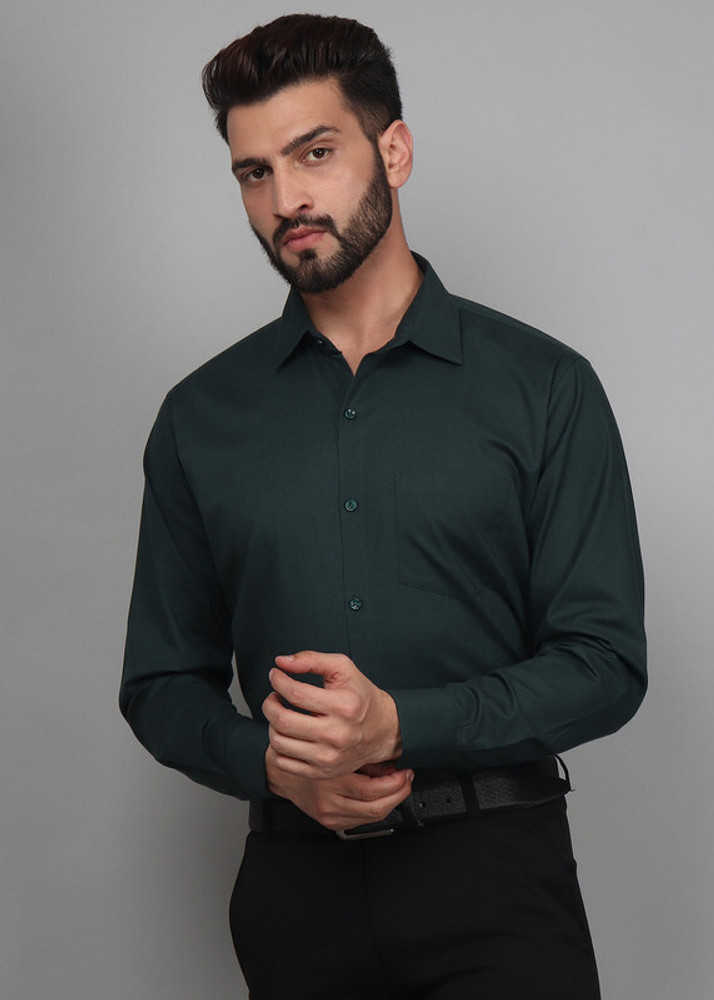 Forest green sales mens dress shirt