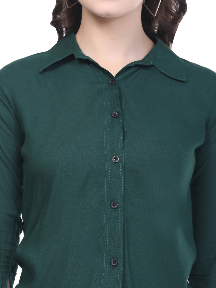 Girls green shirt online