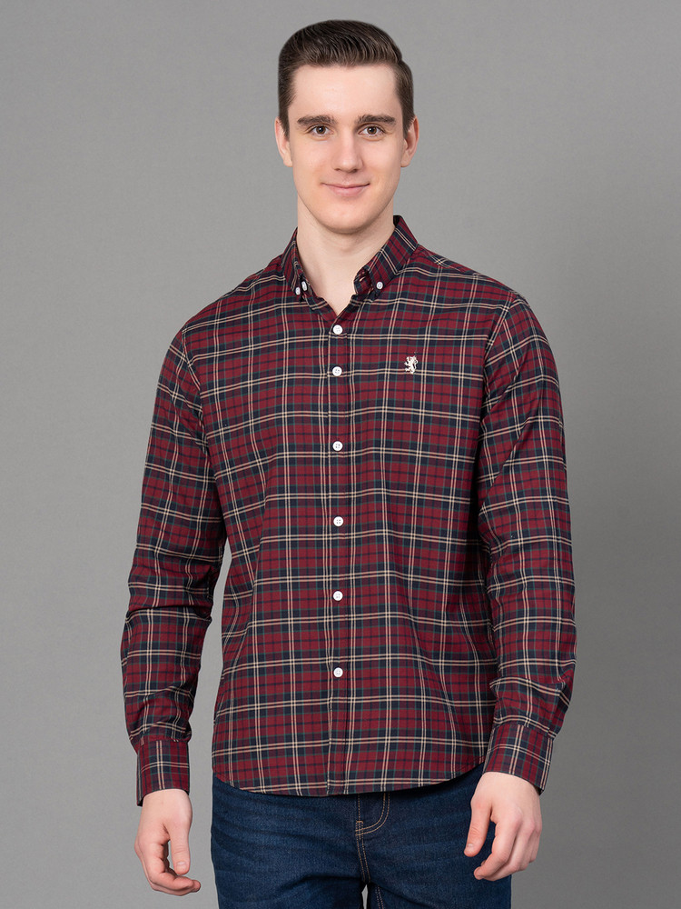 RED TAPE Men Checkered Casual Multicolor Shirt