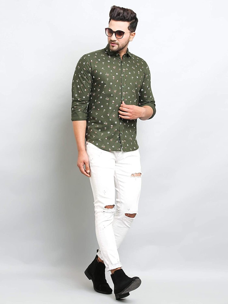 Cotton Long-Sleeved Shirt - Men - Ready-to-Wear